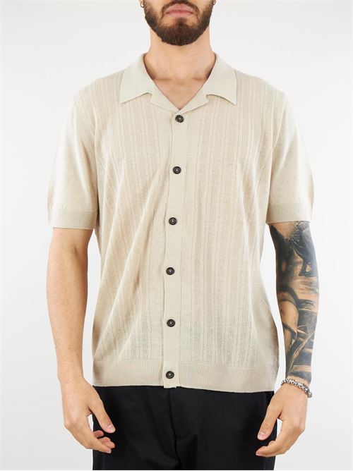 Camicia in maglia con lavorazione jacquard Paolo Pecora PAOLO PECORA | Maglia | A049F4001420